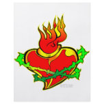Sacred Heart Tattoo Full Color Flyer