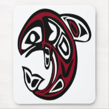 'Sacred Salmon' Mousepad