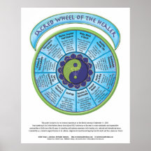 Sacred Wheel of Healer Posters