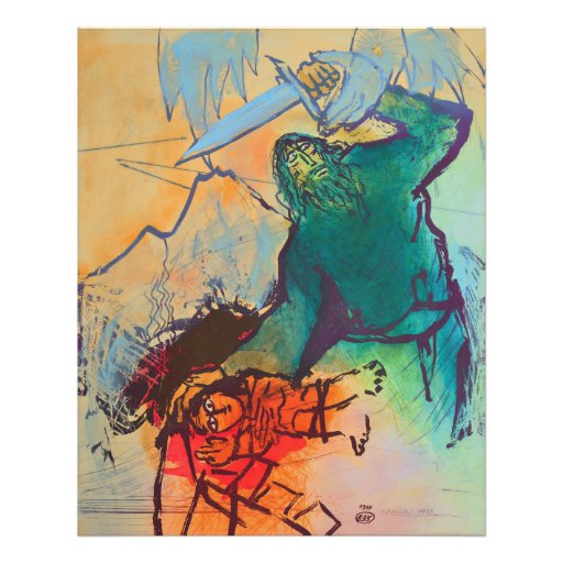 Sacrifice of Isaac by Adi Holzer Photo Print