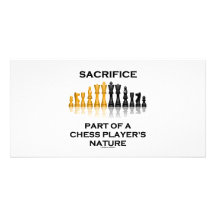 Sacrifice Part Of A Chess Player's Nature Picture Card