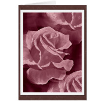Sacrifice Rose Note Card