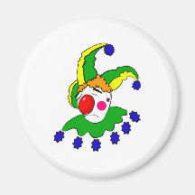Sad Clown Fridge Magnets