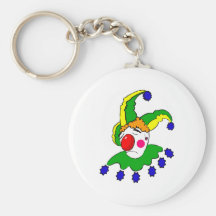 Sad Clown Key Chain