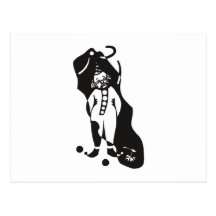 Sad Clown Postcard