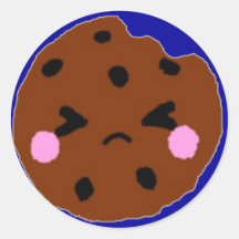 Sad Cookie Sticker