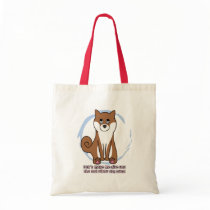 Sad Dog Eyes Shiba Inu Tote Bag