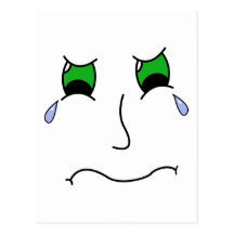 Sad Face Post Cards