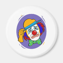 Sad Hobo Refrigerator Magnet