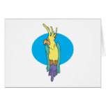 sad little parrot cards