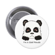 Sad Panda Buttons