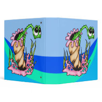 Sad Sea Creature 3 Ring Binder