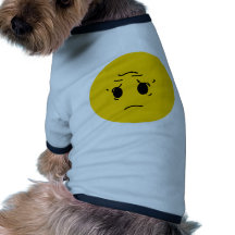 sad smiley doggie tee