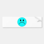 Sad Smiley Face Happy Smile Expression Smilie Bumper Sticker