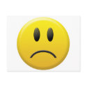 Sad Smiley Face postcards