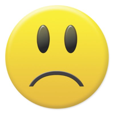 Sad Smiley Face Sticker by starwolf