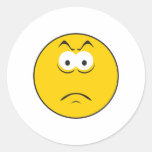 Sad Smiley Face Stickers