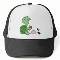 Sad Turtle Happy Ant Trucker Hats