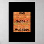 Saddam Hussein triste Posters