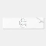 Saddle Bags Bumper Sticker