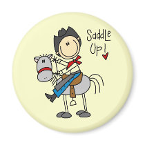 Saddle Up Cowboy Tshirts and Gifts Refrigerator Magnet