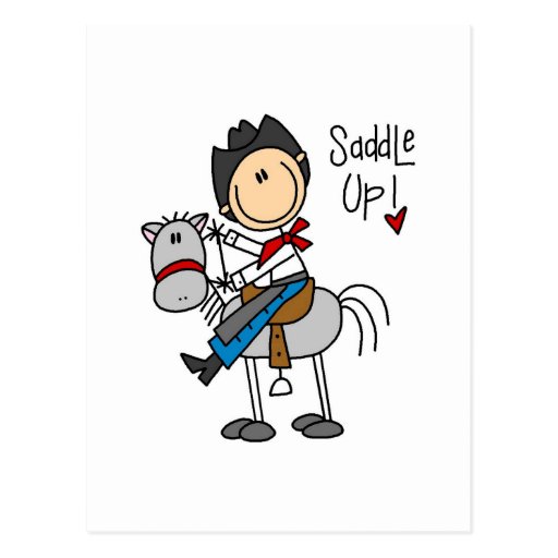 Saddle Up Cowboy Tshirts and Gifts Post Card