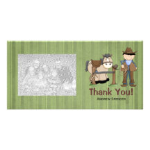 Saddle Up Thank You Photo Cards