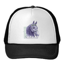 Saddlebred Head Study, Blue Hats