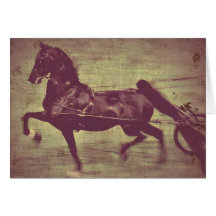 Saddlebred Song Greeting Card