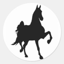Saddlebreds Round Sticker