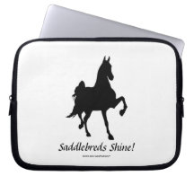 Saddlebreds Shine! Laptop Sleeves
