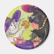 Sadie and Kitty Tea / Magnet