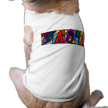 SADIE ~ PERSONALIZED BIG LETTER PET-WARE FOR DOGS! PET TEE