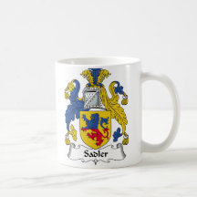 Sadler Family Crest Mugs