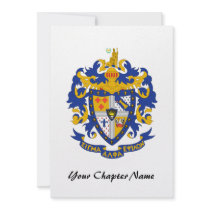 SAE Coat of Arms Colour Custom Invite