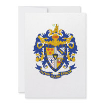SAE Coat of Arms Colour Personalized Announcement