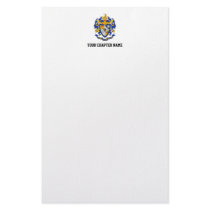 SAE Coat of Arms Colour Personalized Stationery
