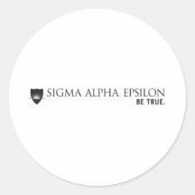 SAE Fraternity Brand Black Sticker