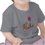 Safai Jungle animals 1st birthday t shirt  girl