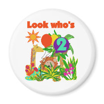 Safari 2nd Birthday T-shirts and Gifts