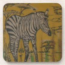 Safari africain Zebra.png du Kenya de la vie sauva Sous-bock