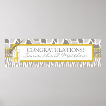 Safari Baby Banner Poster