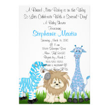 Safari Baby Shower Invitation