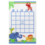 Safari Bingo stationery