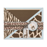 Safari Boy Advice Card Flyer