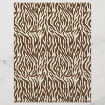 Safari Boy O Dual-Sided Paper Zebra B Flyer