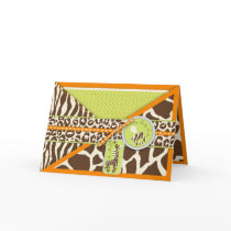 Safari Boy Orange Card