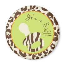 Safari Boy Orange TY Magnet 2B