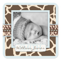 Safari Boy Photo Sticker