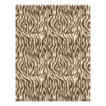 Safari Boy Scrapbook Paper Zebra Custom Letterhead